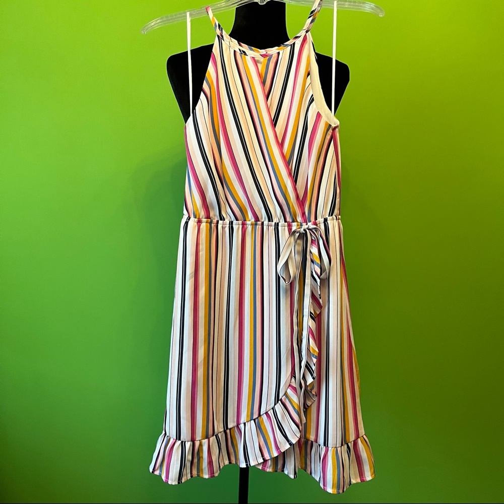 Francescas Colorful Striped Dress, Size Xs, NWT